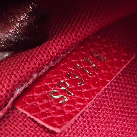 Louis Vuitton Pochette Félicie Empreinte Red Leather - Picture 2 of 13